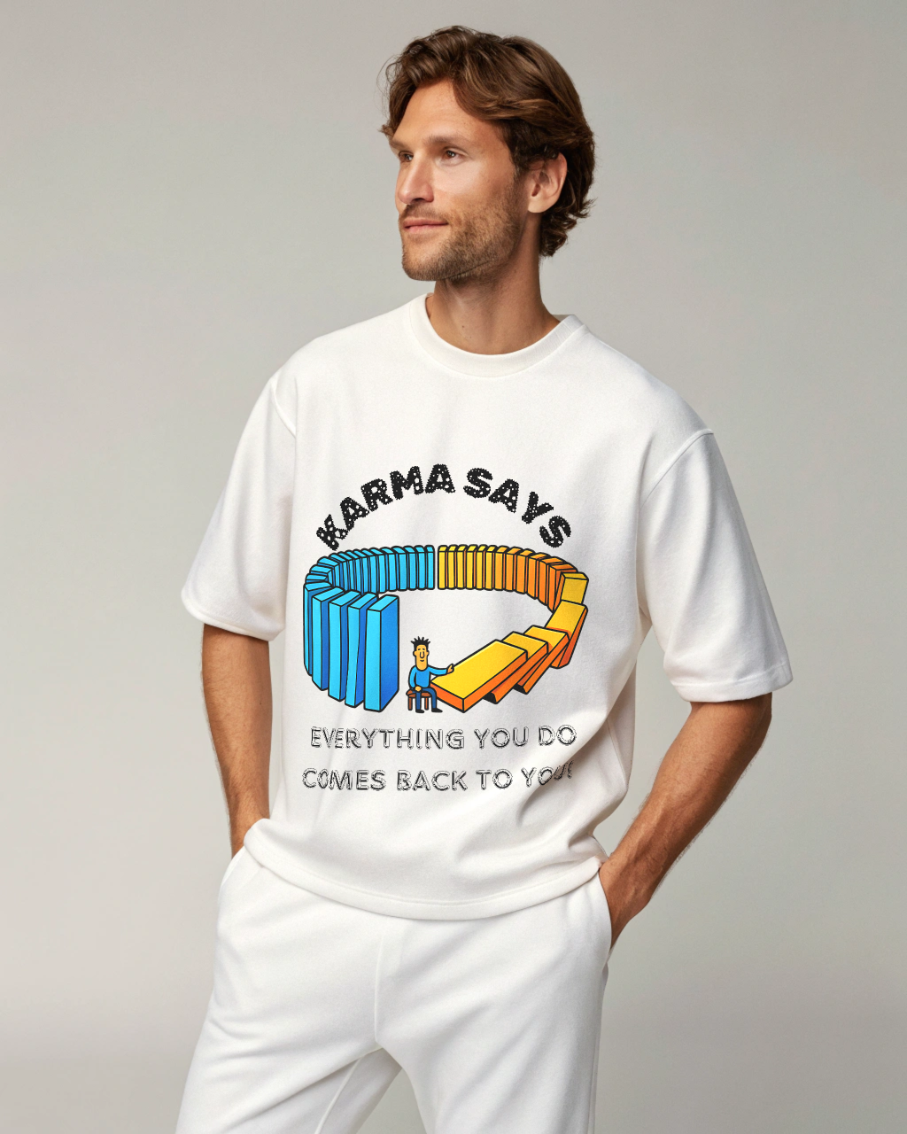 KARMA Terry Oversized Tee