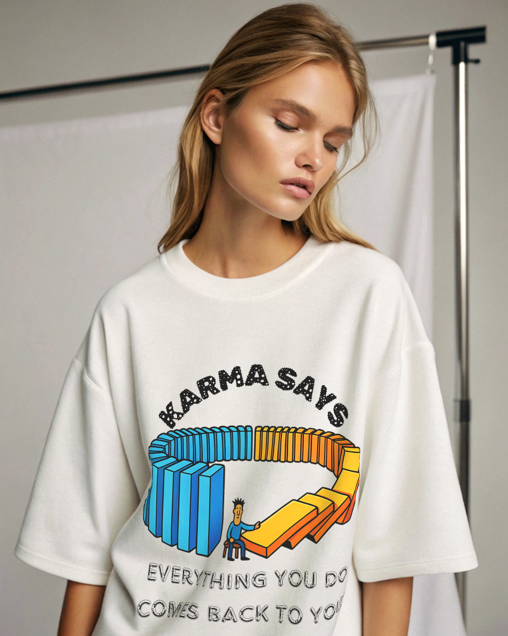 KARMA Terry Oversized Tee