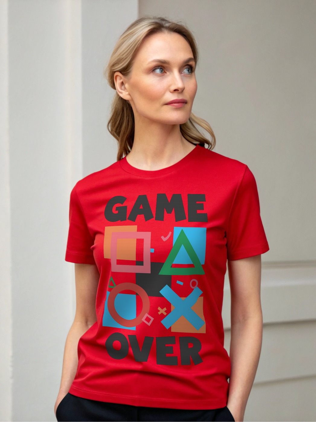 Game Over Stretch T-shirt for Women | LayeredFlex