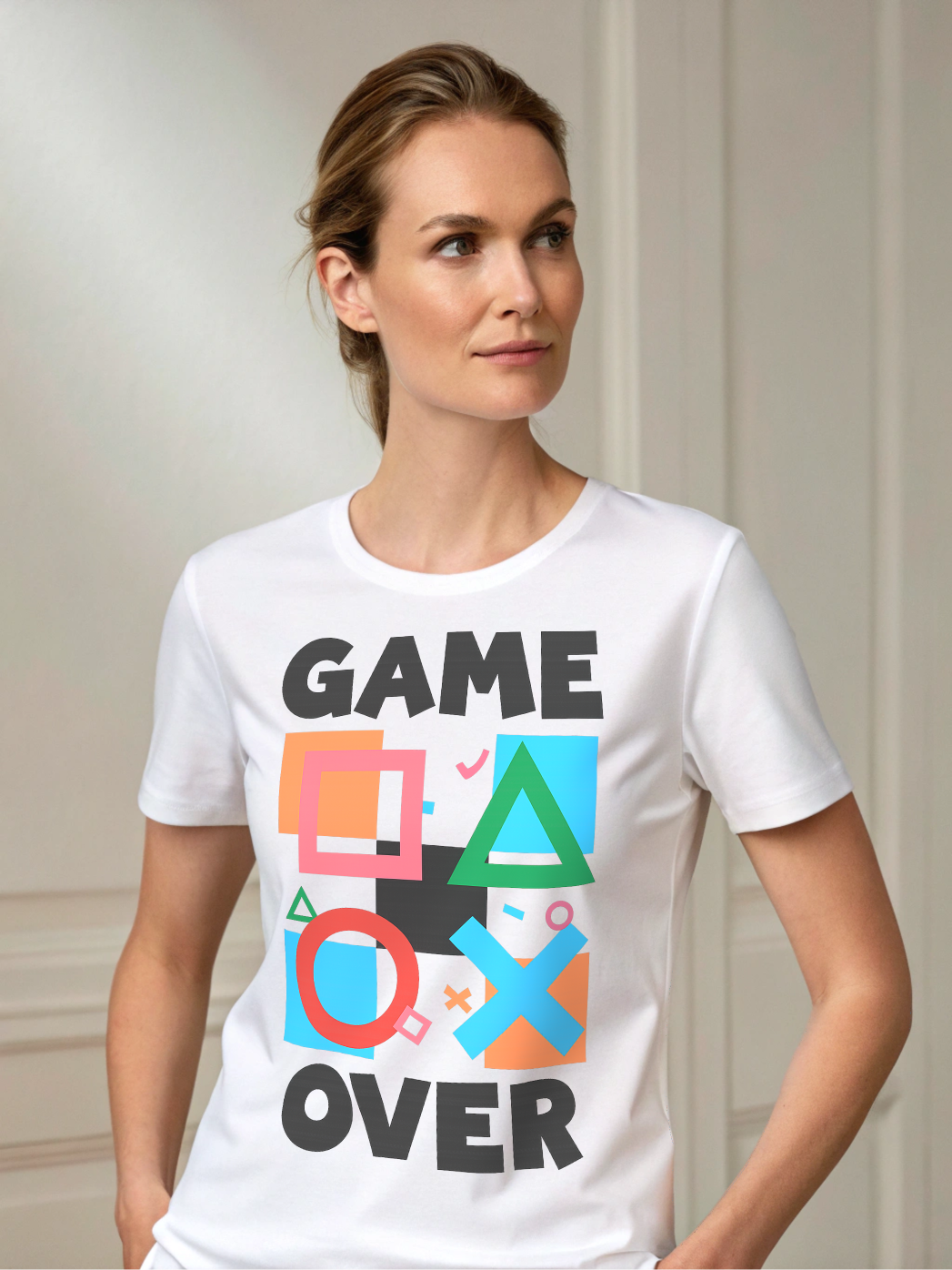 Game Over Stretch T-shirt for Women | LayeredFlex