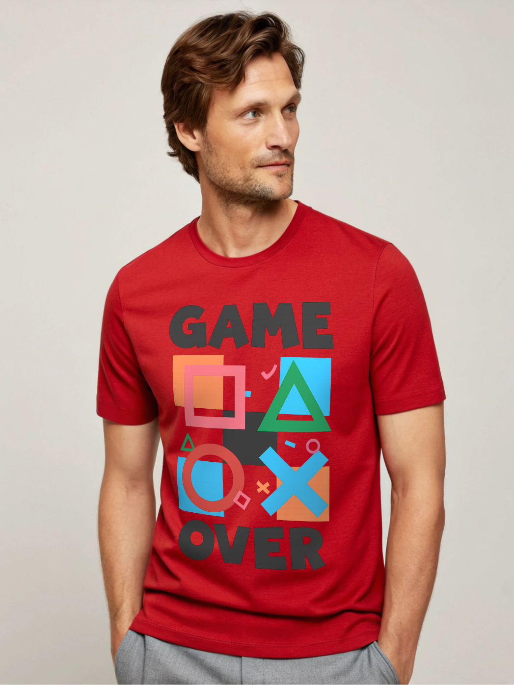 Game Over T-shirt for Men | LayeredFlex